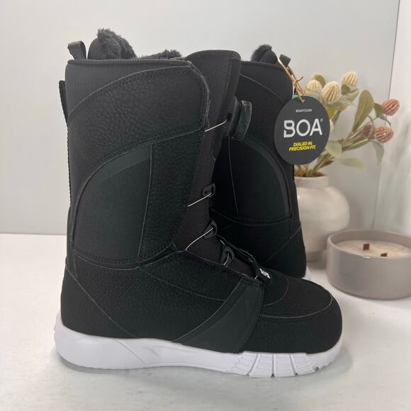 DC Lotus Boa Snowboard Boots Black ADJ0100033 Women’s 6.5 NWOB Snow Boots - Picture 6 of 8